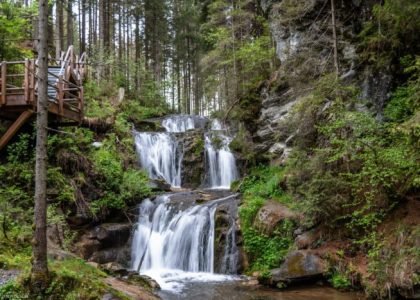 Kaskadenwasserfall Graggerschlucht